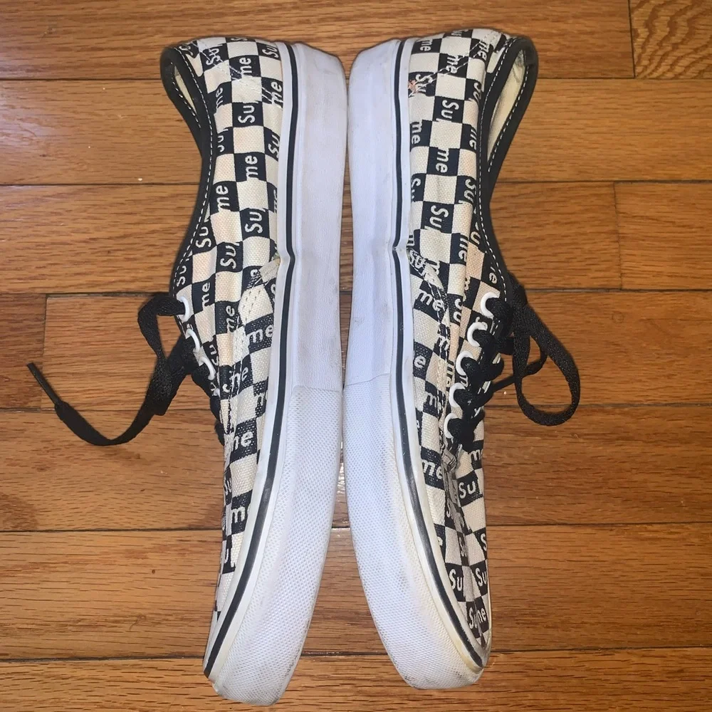 Supreme x Van Checkered Vans Sneakers 9 Men’s/ 10.5 Women’s - Picture 4 of 7
